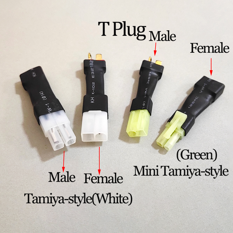 2PCS T Plug to Mini Tamiya Sty - مراجعة Drone Rc Car Hybrid وسعره